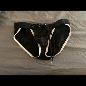 Andrew Christian XL briefs with laces